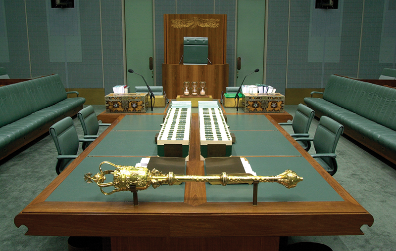 House of Representatives chamber.