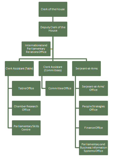 Figure 1 - Organisational structure as at 1 July 2015