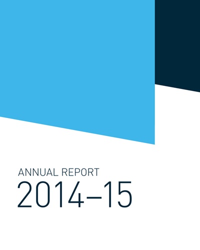Internal cover of the Department of Parliamentary Services Annual Report 2014-15