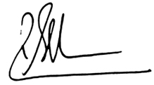 Signature of Rob Stefanic