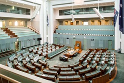 House of Representatives chamber Parliament House Canberra