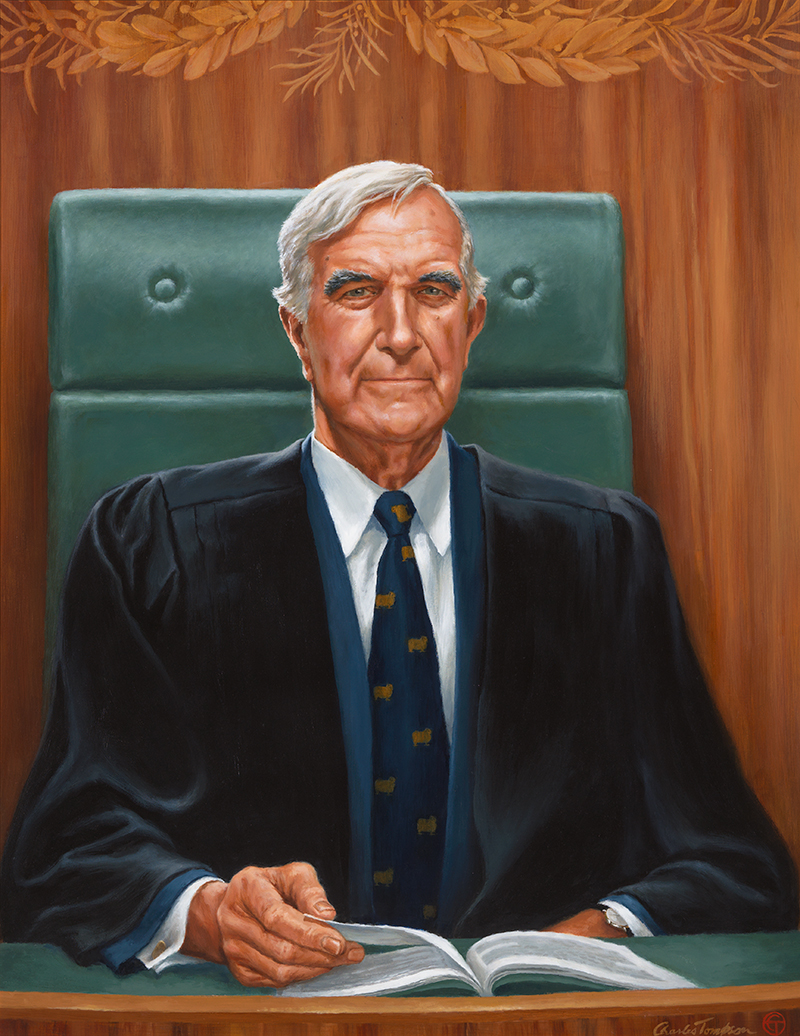 The Rt Hon Ian McCahon Sinclair (2001), by Charles Thompson (b. 1922), Historic Memorials Collection, Parliament House Art Collection 