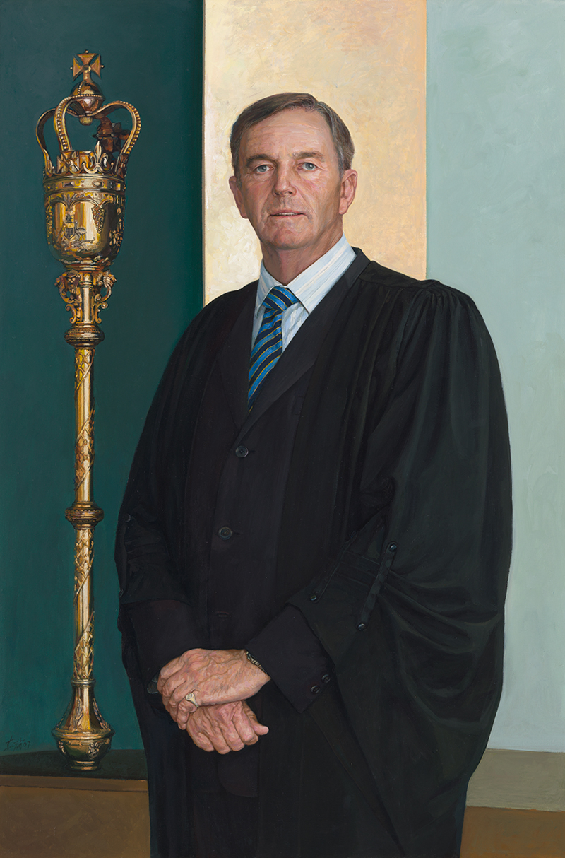The Hon. David Peter Maxwell Hawker (2007), by Jiawei Shen (1948‒), Historical Memorials Collection, Parliament House Art Collection