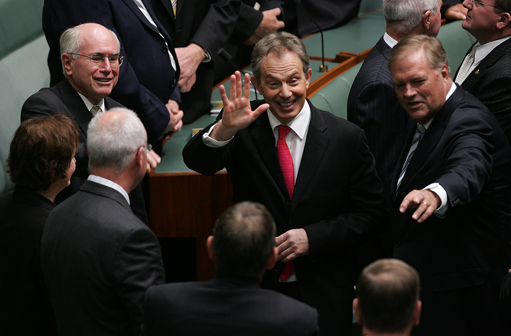 Visit by UK Prime Minister Tony Blair, Image courtesy of Fairfax photos