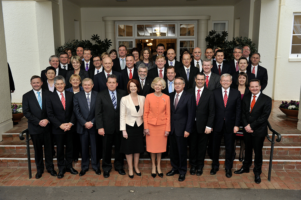 The second Gillard Ministry, Image source: AUSPIC