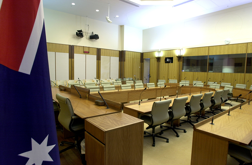 Main Committee chamber, renamed Federation Chamber, Image source: Parliament of Australia