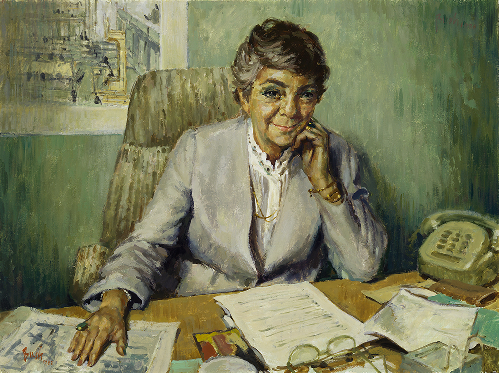 The Hon. Joan Child (1988), by Charles William Bush (1911-1989), Historic Memorials Collection, Parliament House Art Collection