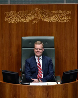 Tony David Smith, Speaker of the House of Representatives, Image source: AUSPIC
