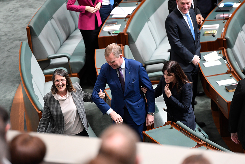Tony Smith is elected unopposed as Speaker for the third time, Image source: AUSPIC