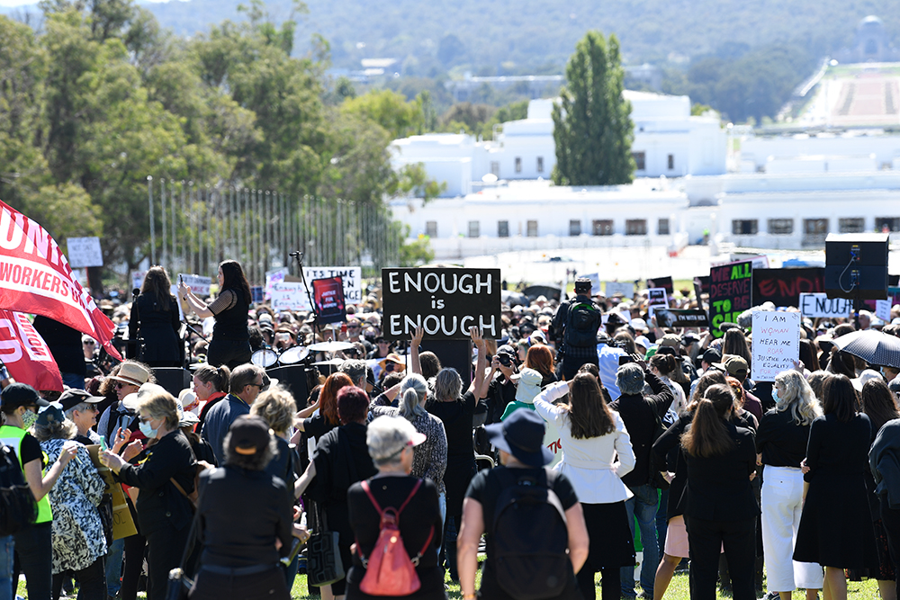 Women’s March4Justice, Canberra, Image source: AUSPIC