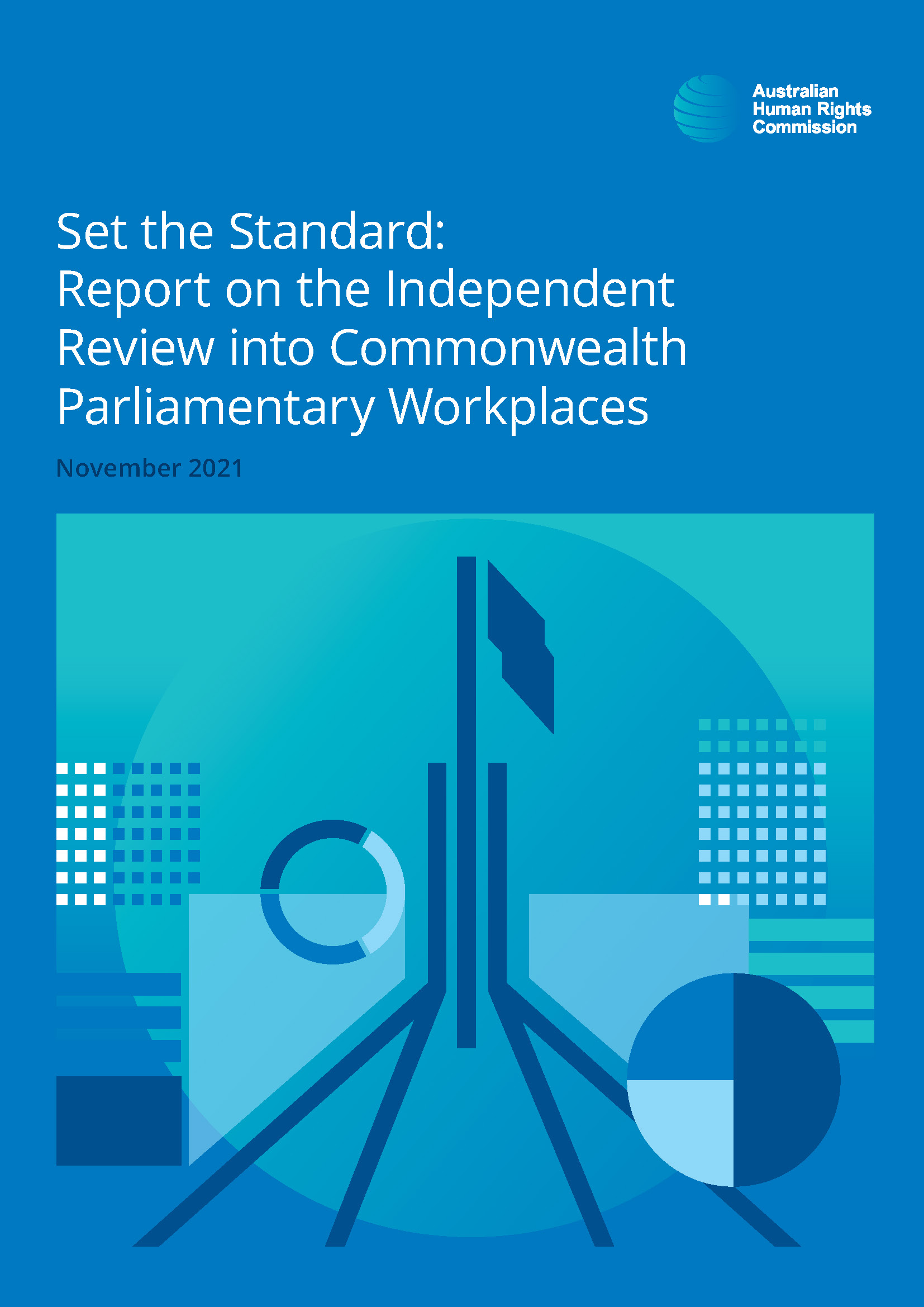 Set the Standard Report cover page, Image source: Australian Human Rights Commission