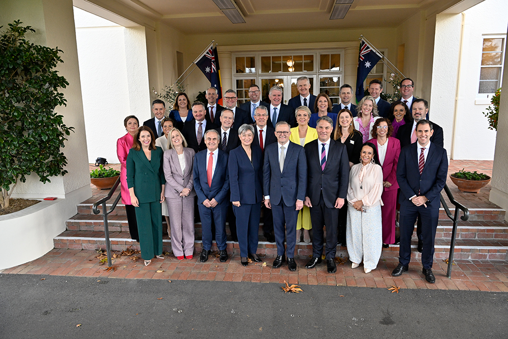 The Albanese Ministry, Image source: AUSPIC