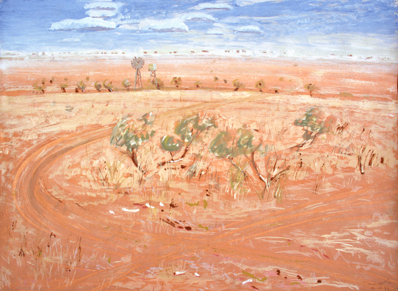 Clifton Pugh (1924–1990) Richmond, north west Queensland, 1973, Parliament House Art Collection, Canberra, ACT.