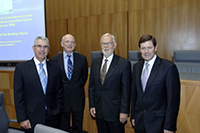 Professor the Hon Stephen Martin, Professor John Halligan, Professor John Langmore, Hon Kevin Andrews MP