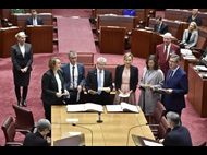 Swearing in of senators for Queensland