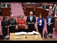 Swearing in of senators for Tasmania