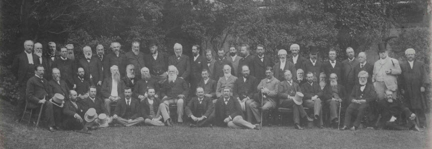 A photo of the participants of the Australasian Federal Convention, Sydney, 1891