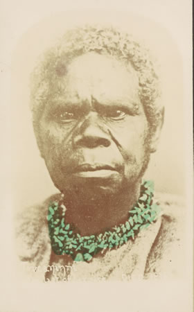 C.A. Woolley, Portrait of Truganini, 1866