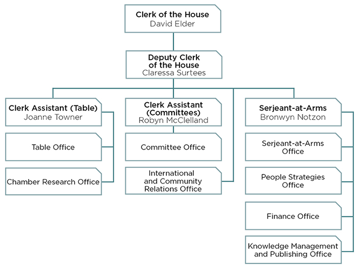 Figure 1: Organisational structure at 30 June 2014
