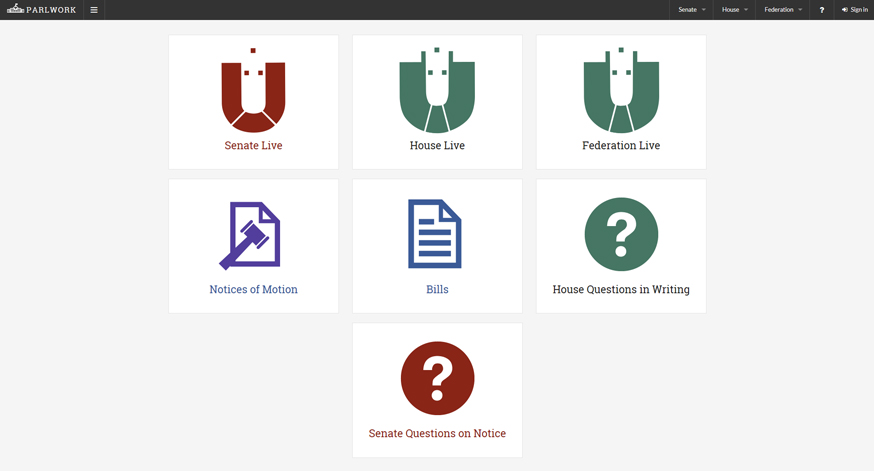 ParlWork – Parliament Of Australia