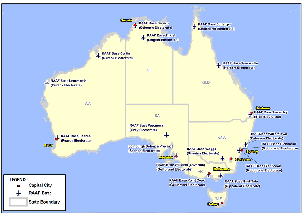 air force base locations