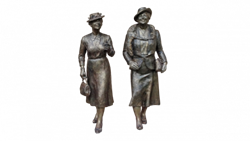 Dame Dorothy Tangney and Dame Enid Lyons Sculpture