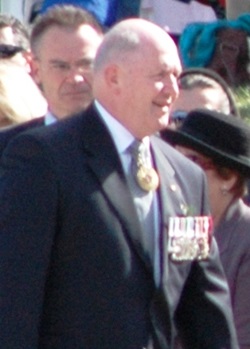Peter Cosgrove at the 2008 National Anzac Day service