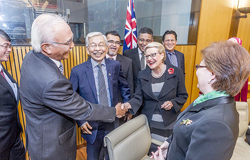 Malaysian delegation meeting the Speaker of the Hosue