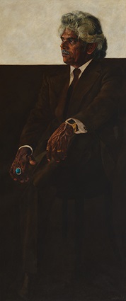 Portrait of Member of Parliament Neville Bonner by Wes Walters for the Historic Memorials Collection.