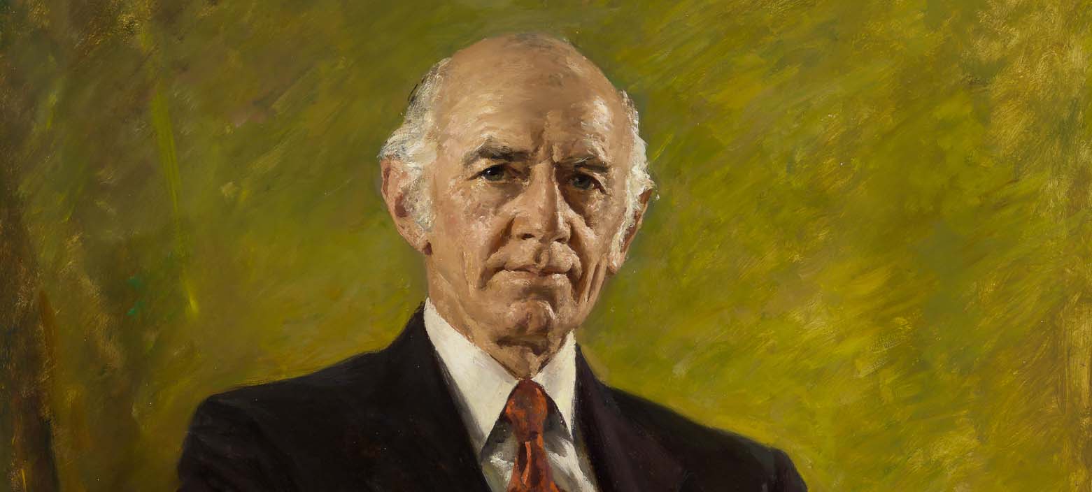 Portrait of Billy McMahon by Ivor Hele, 1973, Historic Memorials Collection