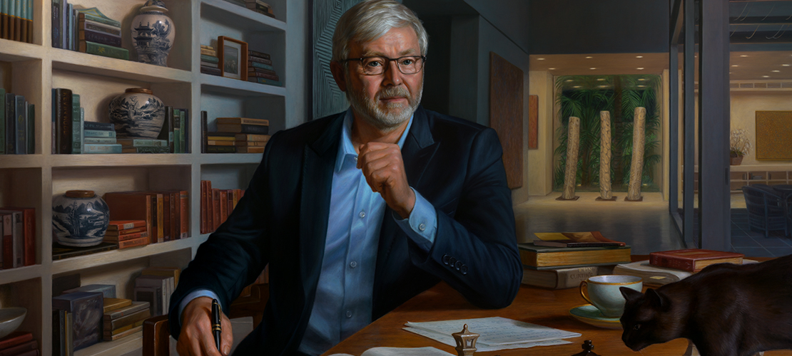 Portrait of Kevin Rudd by Ralph Heimans