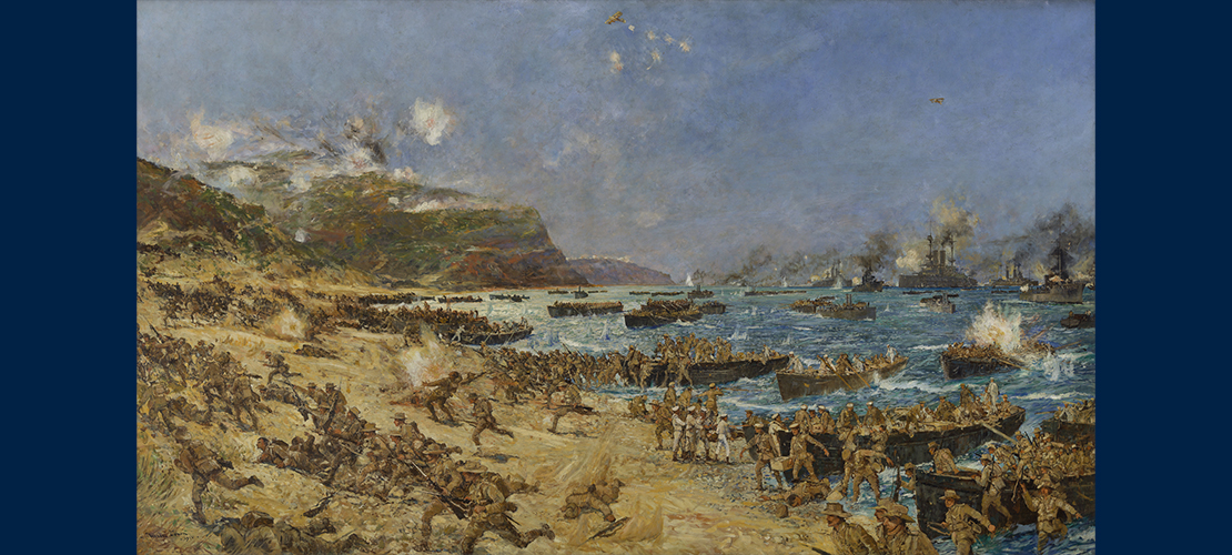 Charles Dixon's Landing at Gallipoli