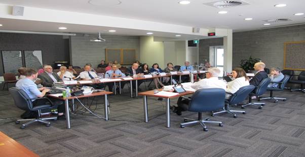 The committee speaks to GPs, Medicare Local representatives, and health consumers at a public hearing in Penrith, Sydney on 12 March 2015.
