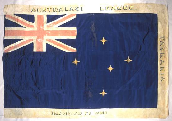 Banner of the Australasian League, 1851 