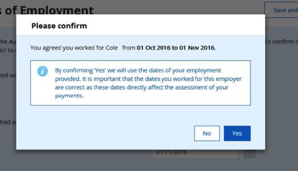 Employment Income Confirmation