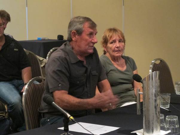 Mr Keith Stoddart and Mrs Danielle Stoddart appeared at the committee's hearing in Mackay on 8 March 2016