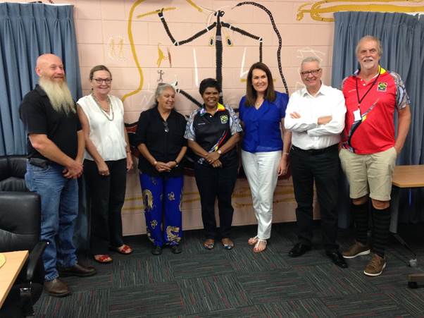 The committee visited the Wurli Wurlinjang Health Service in Katherine, Northern Territory on 29 April 2015.