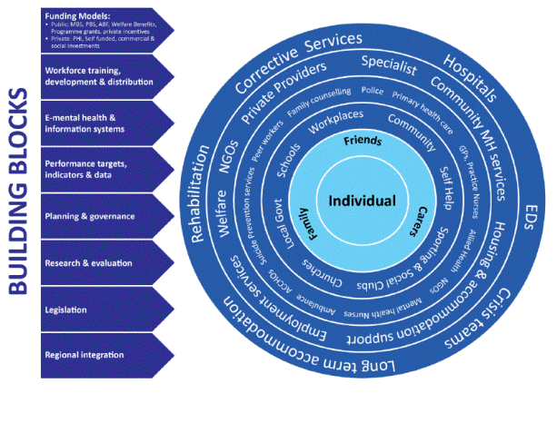 Figure 3—A person-centred approach with systems and resources as enablers