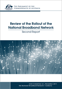 Cover of Rollout of the National Broadband Network – Second Report