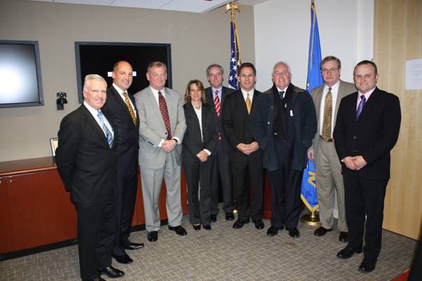 Delegation Members with senior officer of the Federal Bureau of Investigation, Washington, D.C.