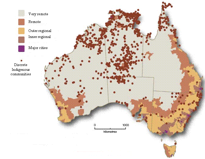 Figure 1 - Discrete Indigenous communities
