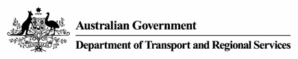Australian Government - Department of Transport and Regional Services